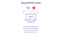Desktop Screenshot of buyeshirts.com